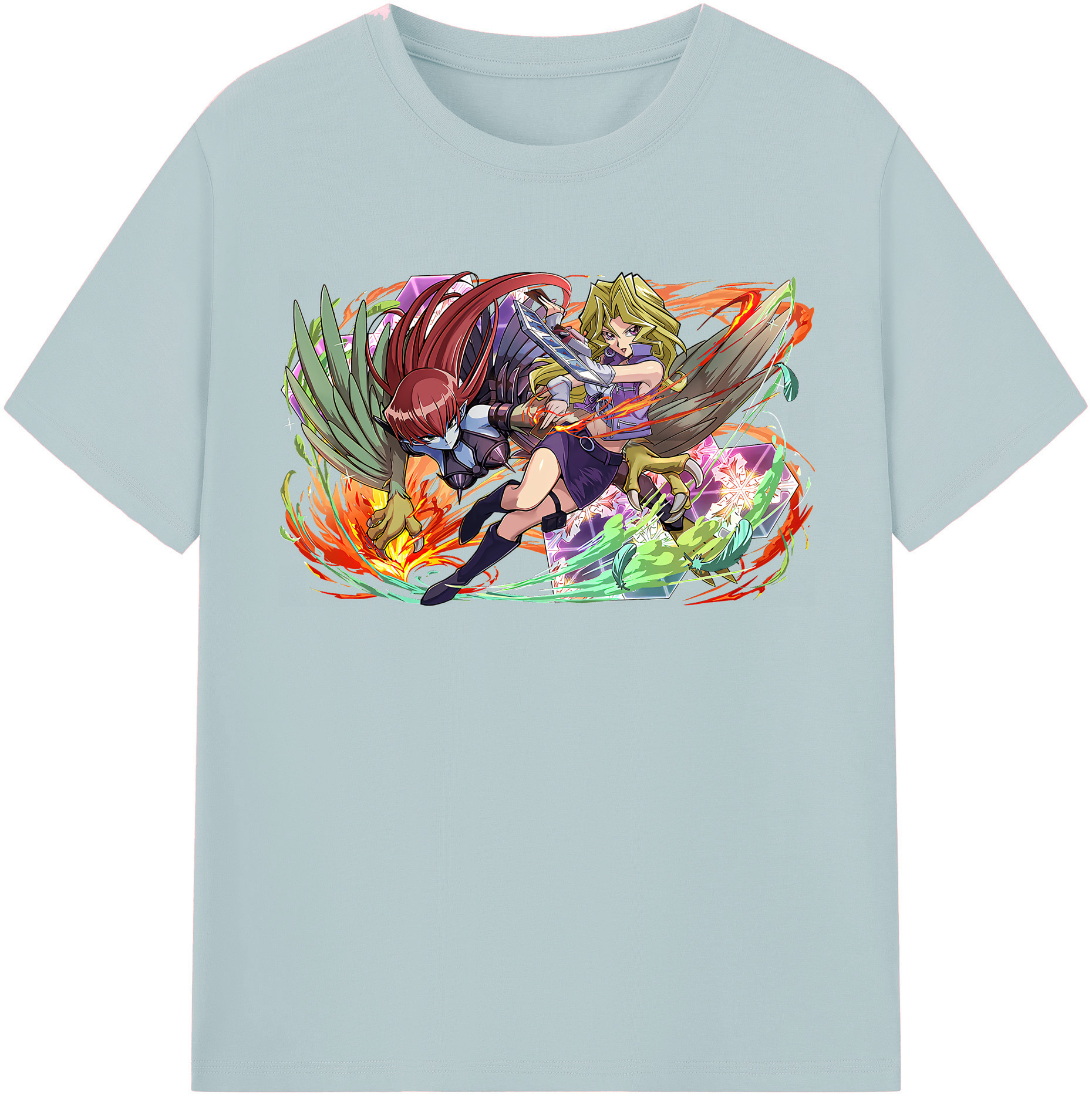 （画像用） 遊☆戯☆王 Yu-Gi-Oh! 綿100％半袖Tシャツ（フロントプリント）